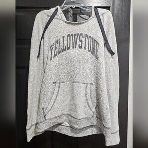 Camp David Gray Yellowstone Hoodie